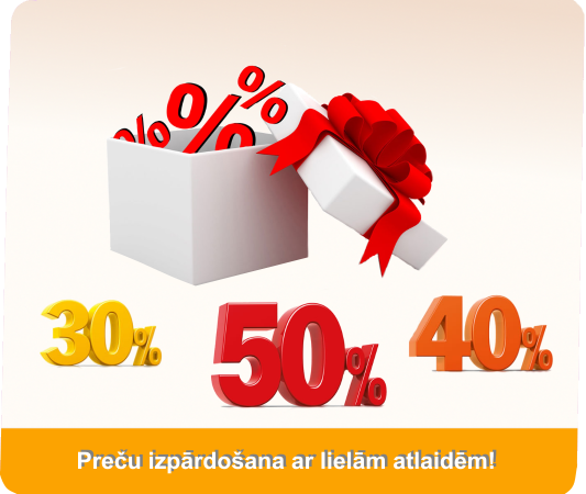 Preču izpārdošana ar lielām atlaidēm!